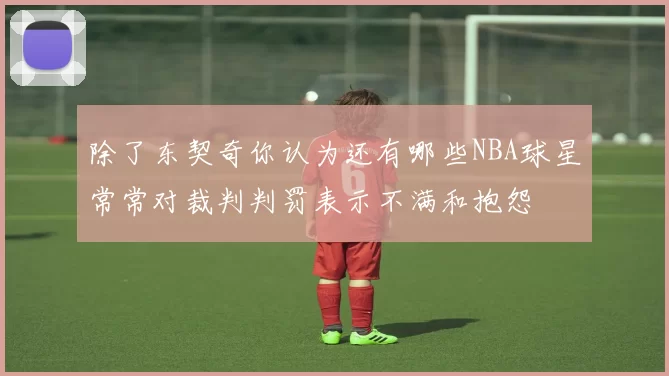除了东契奇你认为还有哪些NBA球星常常对裁判判罚表示不满和抱怨